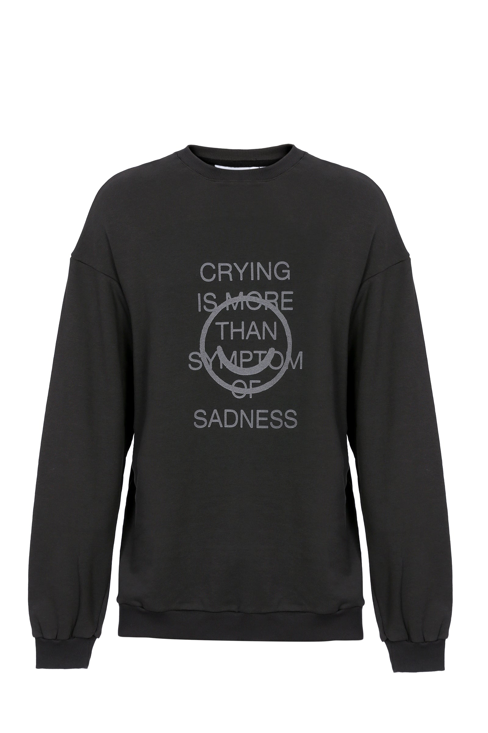 Copy of Printed sweatshirt - Dark Grey