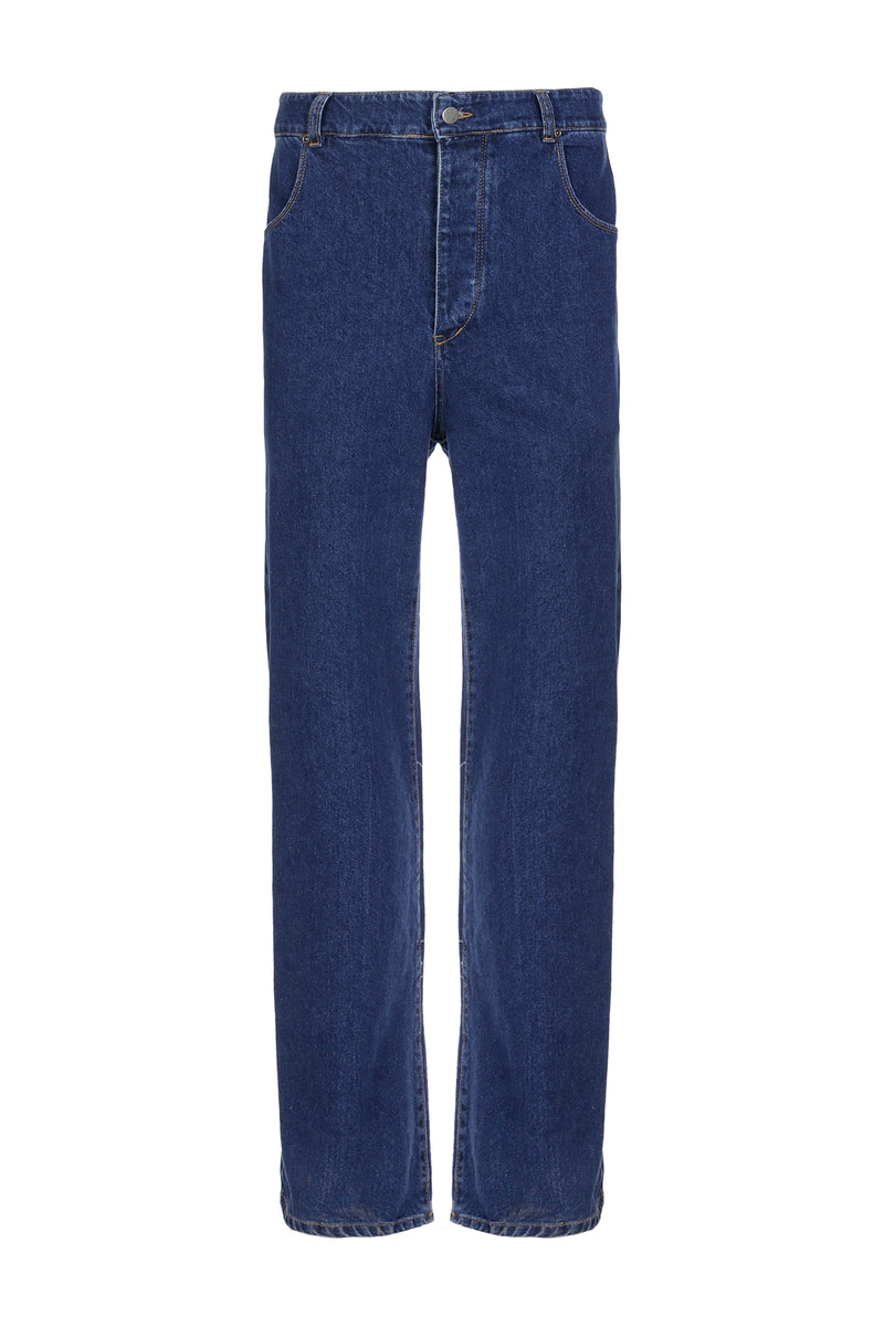 Straight leg blue jeans – DORON ASHKENAZI
