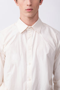 LONG SLEEVE BUTTON UP SHIRT - Off-White